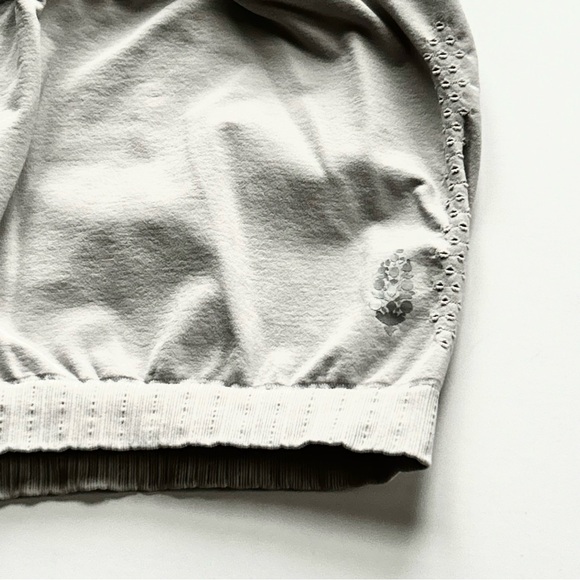 🍂NWOT Free People Movement Good Karma Micro Shorts. Gray. Size: XL - Picture 6 of 6